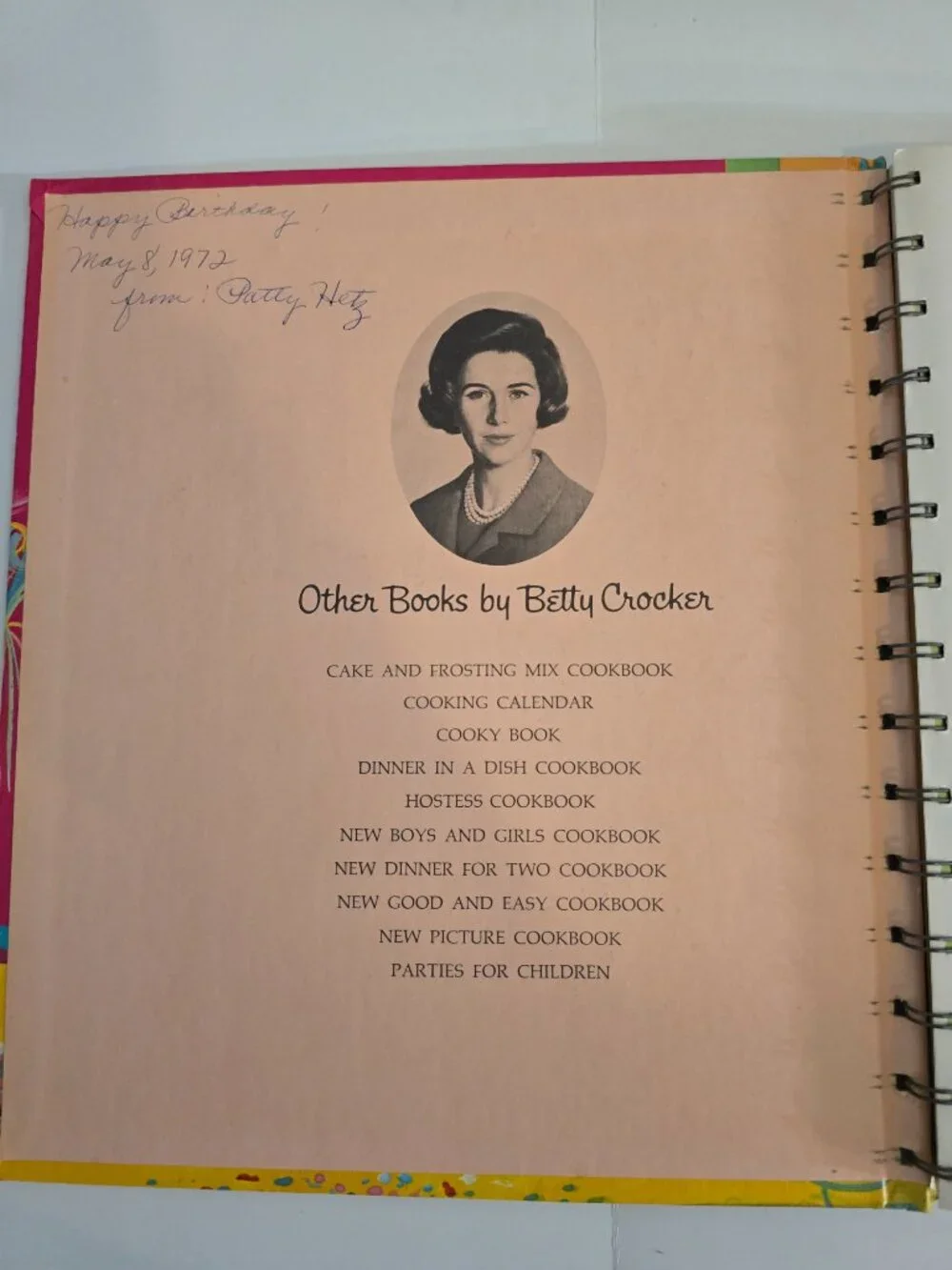 Vintage Betty Crocker Cookbook Lot Hostess Cookbook & Parties for Children HC